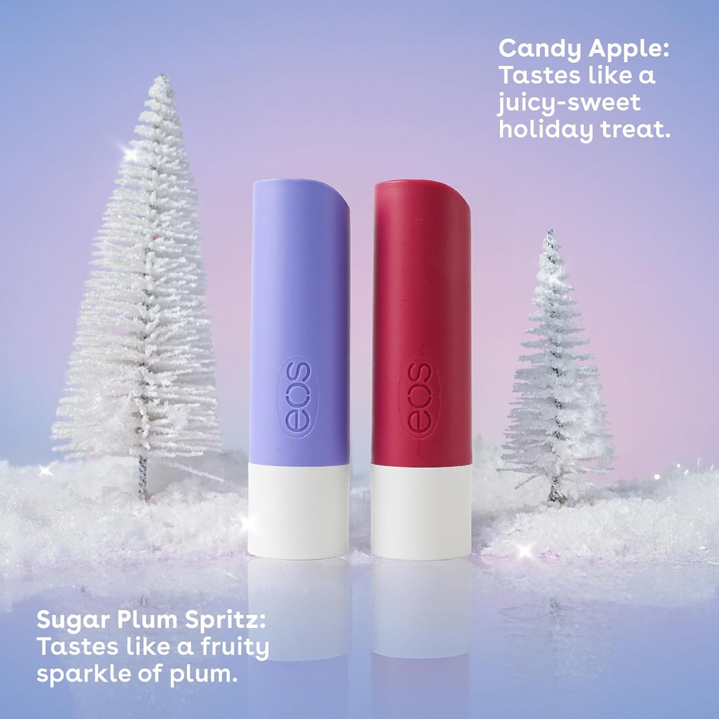 eos Holiday Collection Candy Apple and Sugar Plum Spritz, 8g, 2 pack