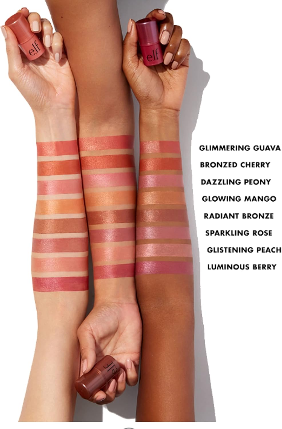 e.l.f. Monochromatic Multi Stick, Luxuriously Creamy & Blendable Color, For Eyes, Lips & Cheeks & Matte Magic Mist & Set - Small, Lightweight, Long Lasting, Mattifying, Revitalizes