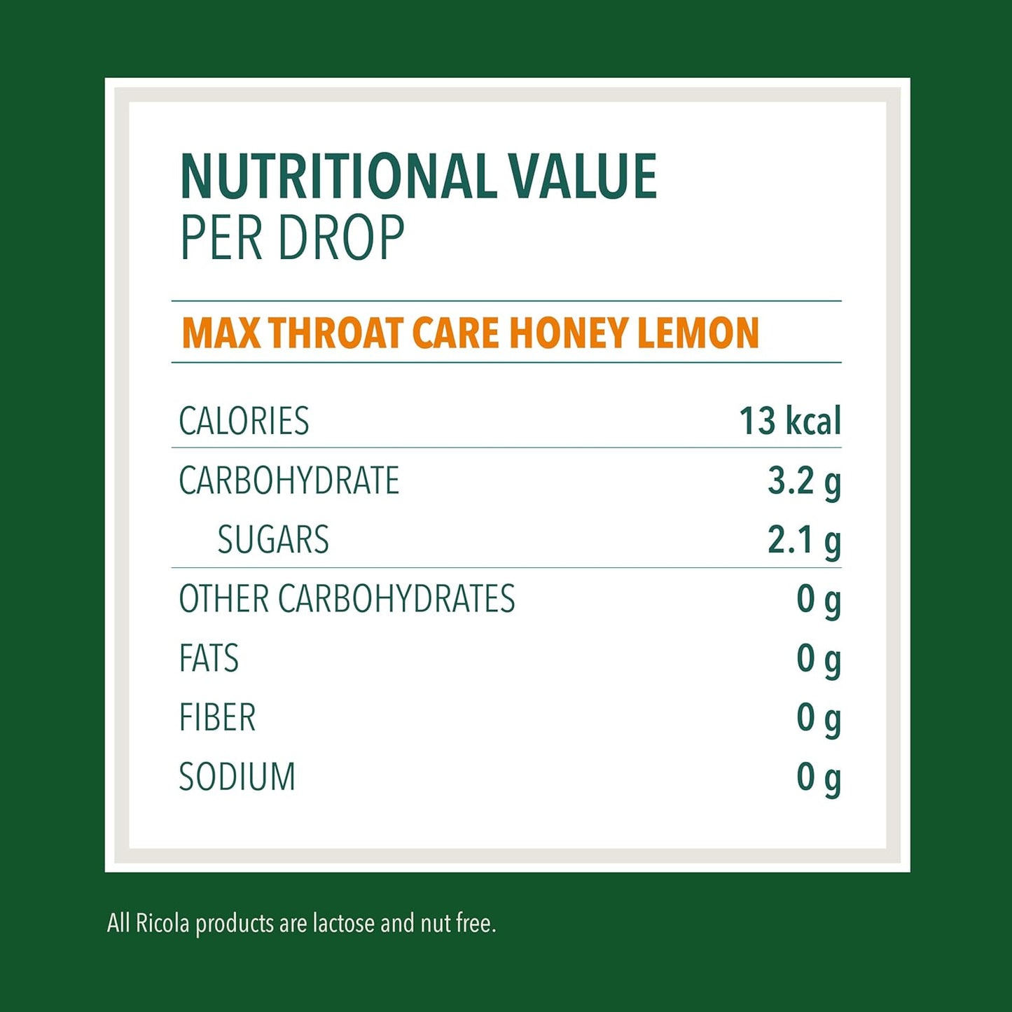 Ricola Menthol Centres Cough Drops