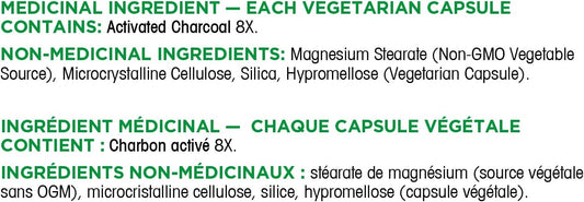 Organika Activated Charcoal and NAC (N-Acetyl-L-Cysteine) 500mg Supplement Bundle
