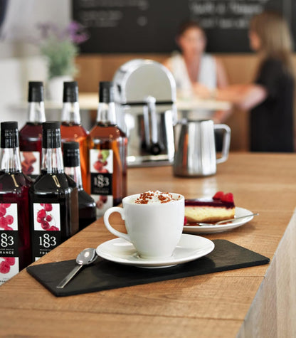 Maison Routin 1883 冰茶覆盆子味糖浆，1L 玻璃瓶，红色