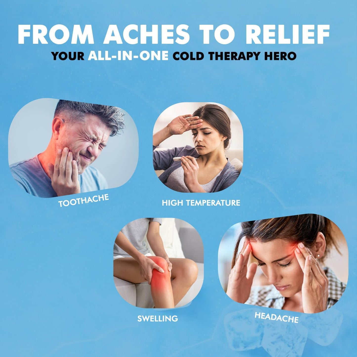 火烈鸟冷敷包，缓解身体各部位小面积疼痛，火烈鸟冷敷包