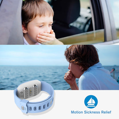 EmeTerm 时尚缓解恶心电极刺激器 孕吐 晕车 呕吐缓解 可充电 无凝胶 无药物腕带 无副作用