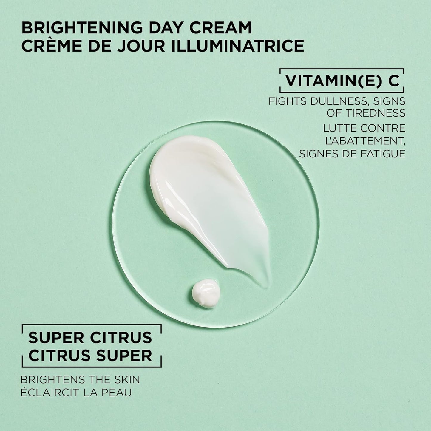 Garnier Aloe Vera Serum, With Hyaluronic Acid and Aloe, Replumping and Hydrating & Vitamin C* Brightening Day Cream with Super Citrus, Nourishes and Boosts Skin Glow, SkinActive - 50ml