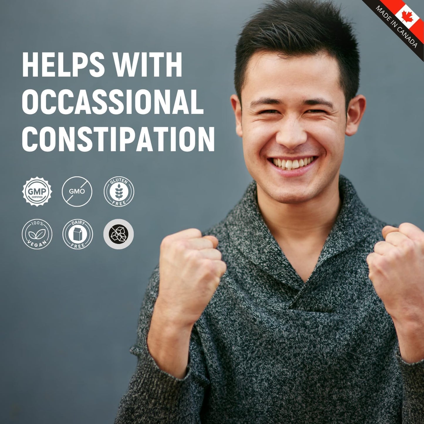 miNATURALS 純菊粉纖維粉 - 天然益生元纖維補充劑 (340克 - 81劑) - 橙口味