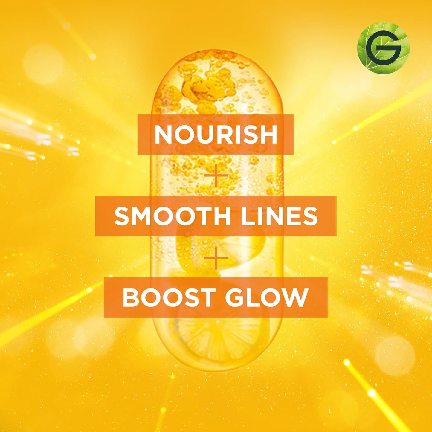 Garnier Vitamin C Moisturizing Brightening Day Cream with Super Citrus, Nourishes, Boosts Glow and Smooths Lines, for Brighter and Healthier Looking Skin, 50ml