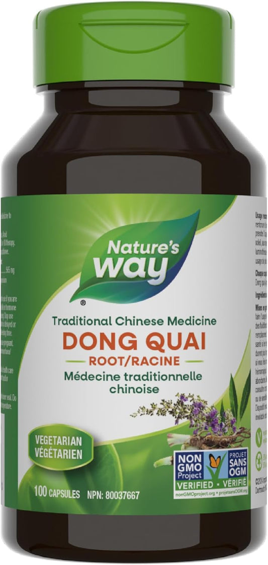 Nature's Way Dong Quai Root Health Supplement 100 Count