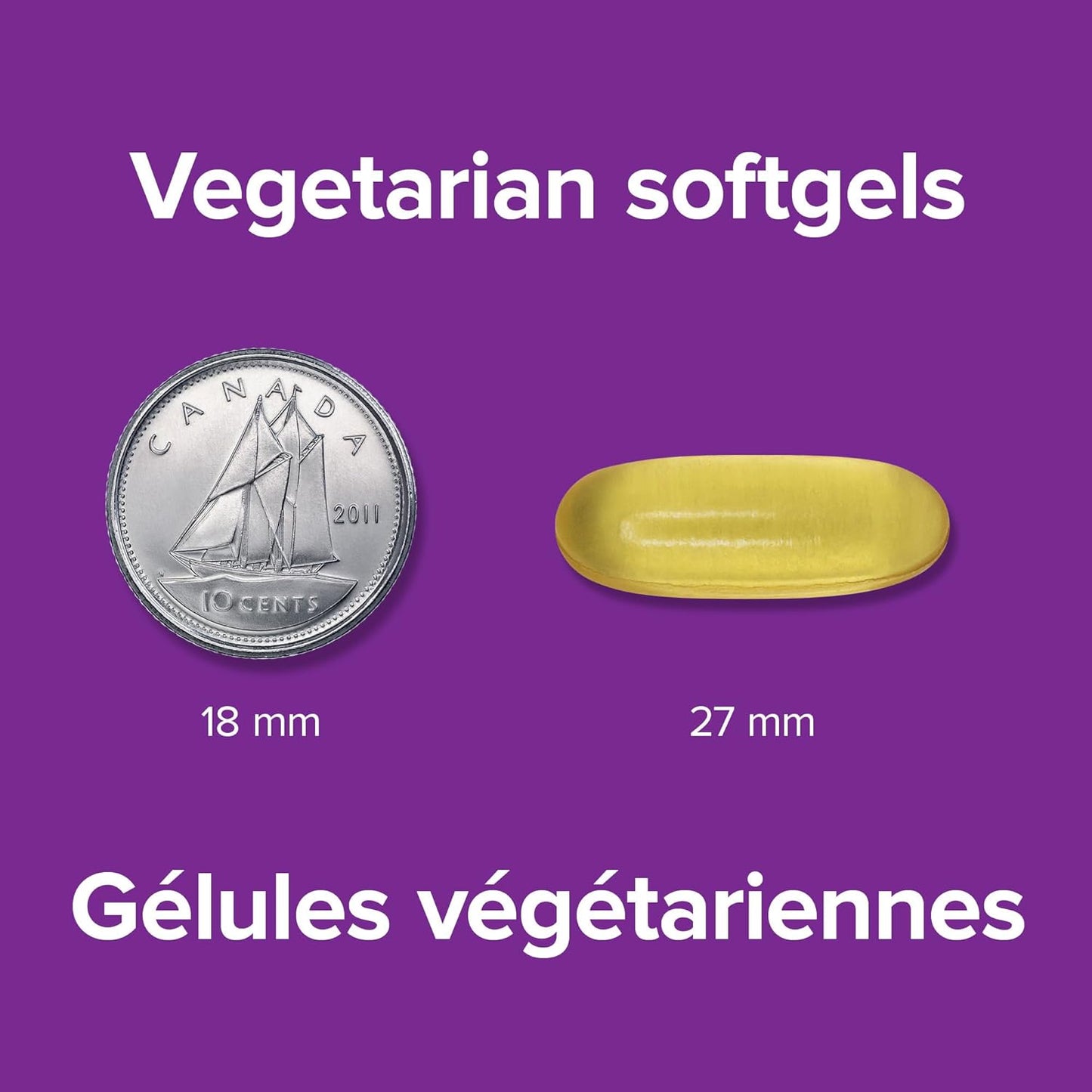 Webber Naturals Plant-Based Omega-3, 60 Softgels, Fish-Free Source of Omega-3, From Sustainably Cultivated Algae, Vegan