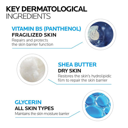 La Roche-Posay 潤唇膏，Cicaplast 唇部保濕霜，適用於皸裂皮膚、乾裂嘴唇、唇炎，7.5 毫升