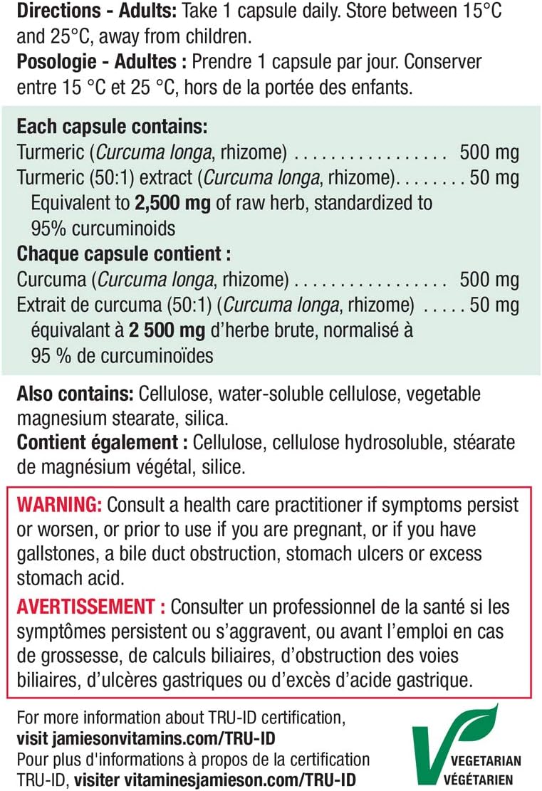 Jamieson 薑黃素，90 粒 - 超值裝 & Omega-3 精選 1,000 毫克