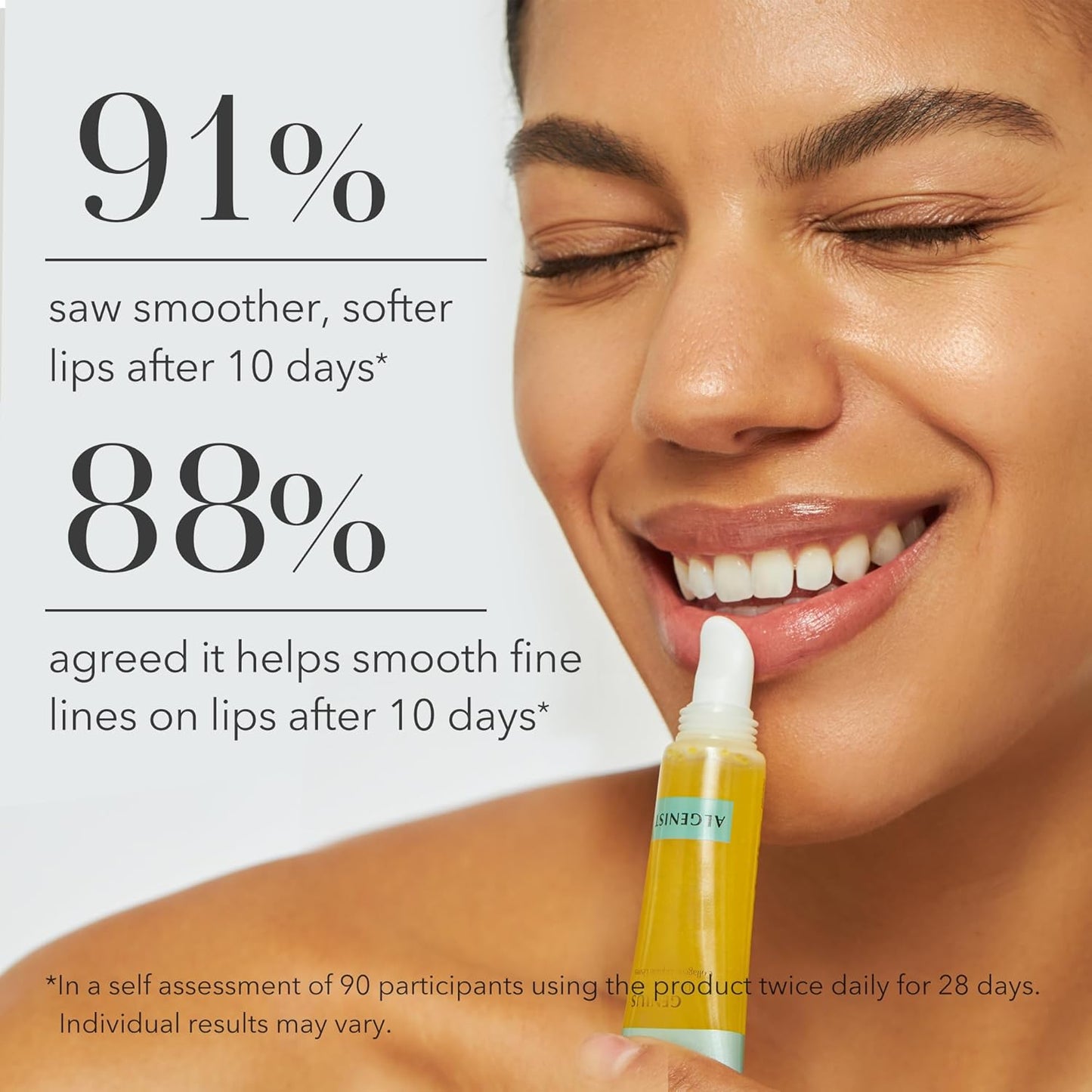 Algenist 女士 Genius 液體膠原蛋白唇膏 - 0.5 盎司