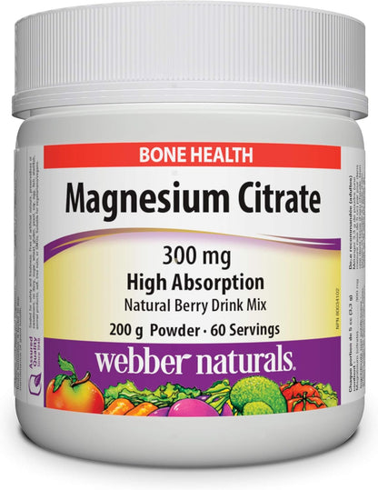 Webber Naturals Magnesium Citrate Powder