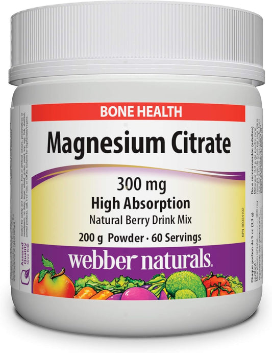 Webber Naturals Magnesium Citrate Powder