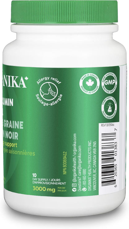 Organika Black Cumin Seed Oil 60 Sftgl