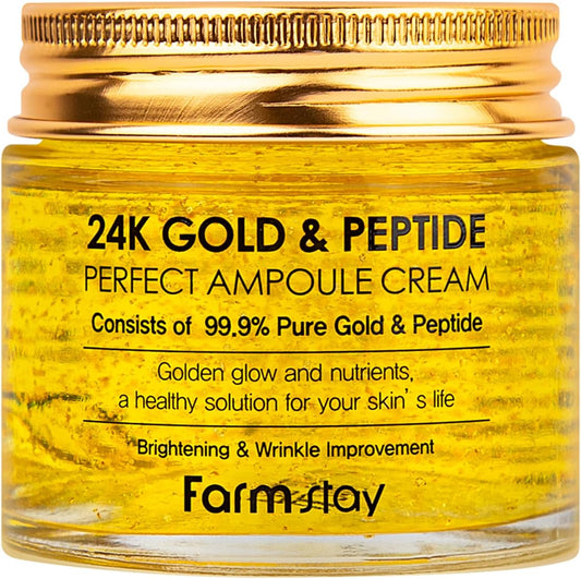 Farm Stay FarmStay 24K Gold and Peptide Perfect Ampoule Cream Cream Women 2.7 oz