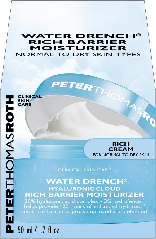 Peter Thomas Roth Water Drench Hyaluronic Cloud Rich Barrier Moisturizer Moisturizer Unisex-1.7 oz