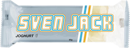 SvenJack 燕麦酸奶棒 - 20 x 65克装 - 燕麦能量棒，淋上奶油酸奶酱，高纤维，低糖，均衡的健身与健康零食