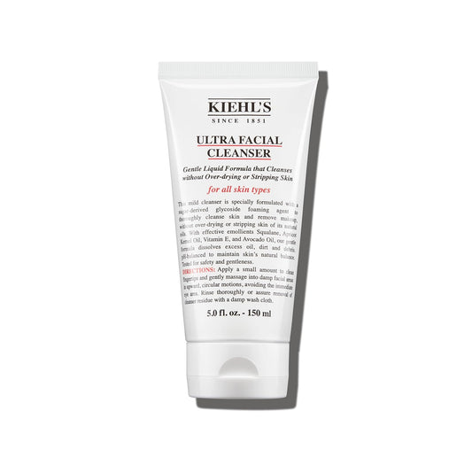Kiehl's Ultra Facial Cleanser, Lightweight Foamy Facial Cleanser, Enriched Formula that Replenishes Skin Barrier, Gently Exfoliates and Moisturizes, Suitable for All Skin Types