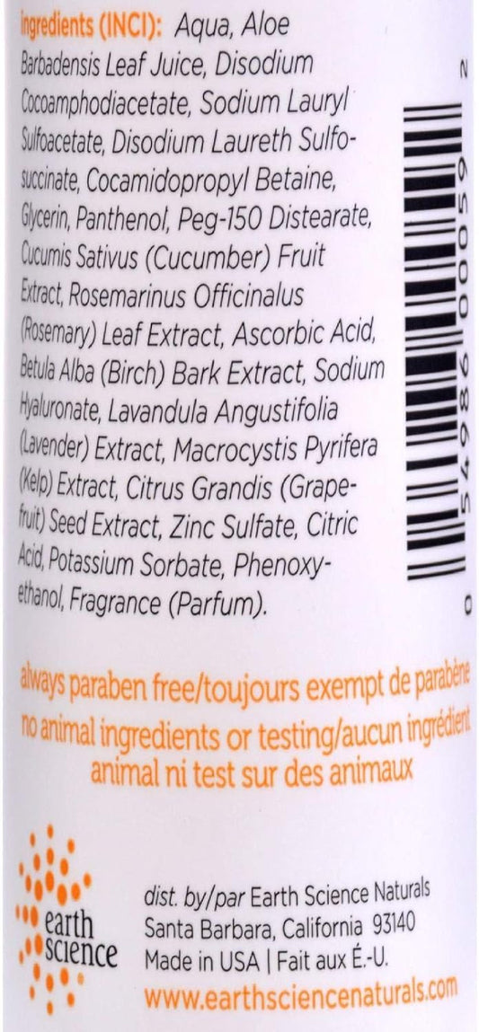 Earth Science Clarifying Facial Wash Fragrance Free, 237 Milliliters