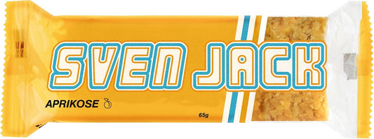 SvenJack Vegan Oat Bar Apricot - 20 × 65g - High‑Fibre, Low‑Sugar, Gluten‑Free Oatmeal Energy Snack with Real Apricot
