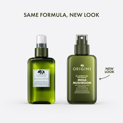 Origins Mega-Mushroom Soothing Face Mist | Plumps, Refreshes & Soothes | With Reishi & Snow Mushroom, 100 ml