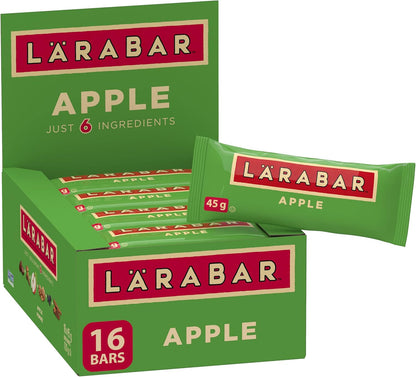 Larabar Gluten Free Lemon Fruit & Nut Energy Bar & Larabar Gluten Free Apple Fruit and Nut Energy Bar,16-Count, 720 Gram