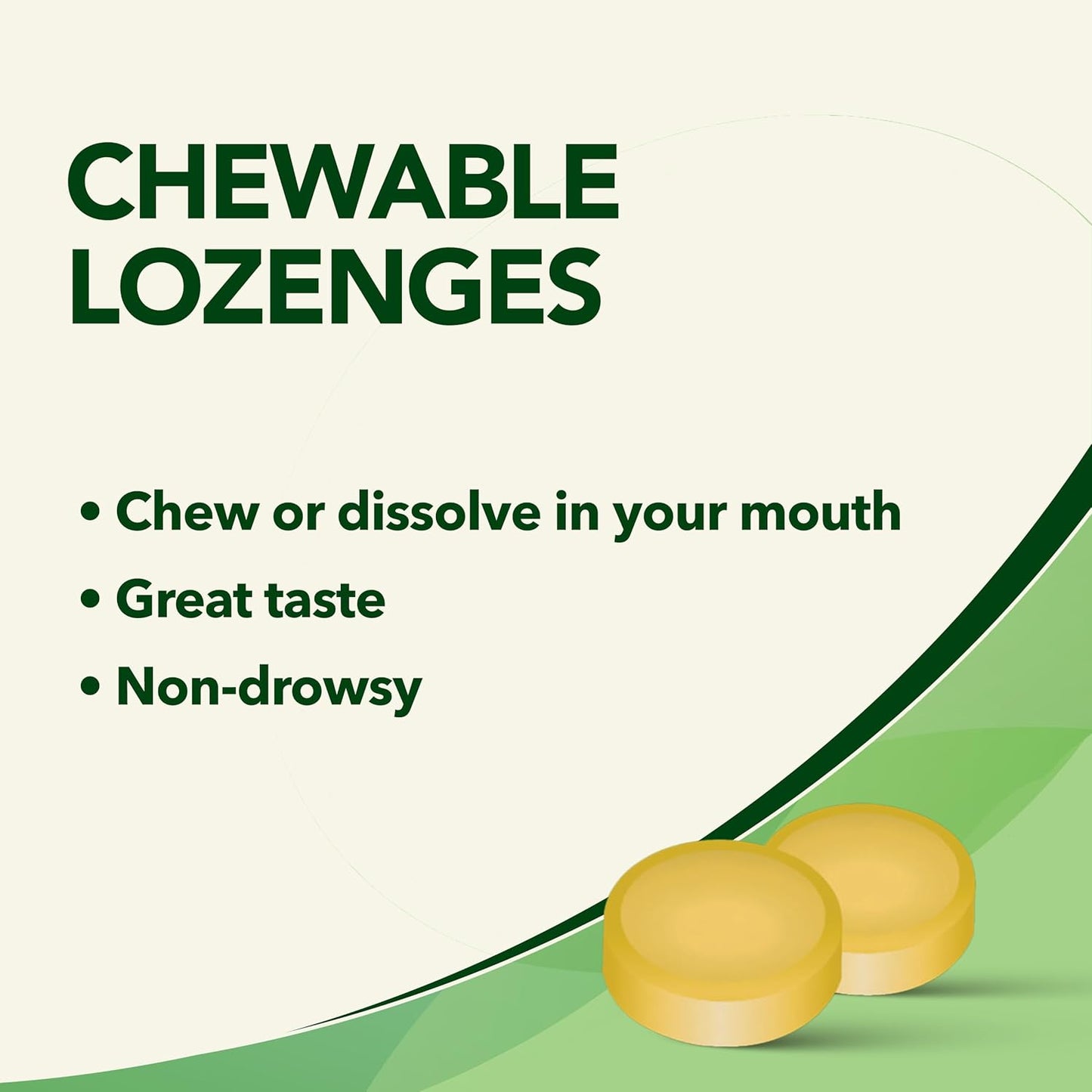 Gravol 生姜 - 缓解恶心和胃部不适，含有机生姜提取物 - 可咀嚼，口感极佳，不引起困倦 - 20 粒锭剂（1 包）