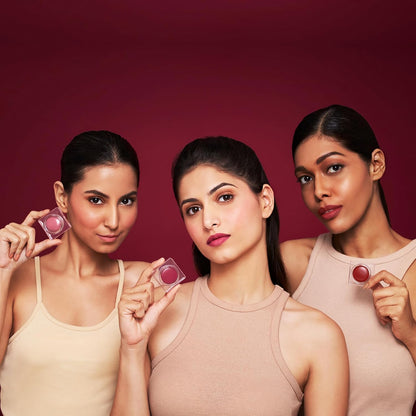 Colorbar Sinful Lip N Cheek Mousse Tint - 粉狀霧面腮紅，適用於臉頰和有色潤唇膏 - 二合一輕盈配方 - 007 Nude Moc - 4 克