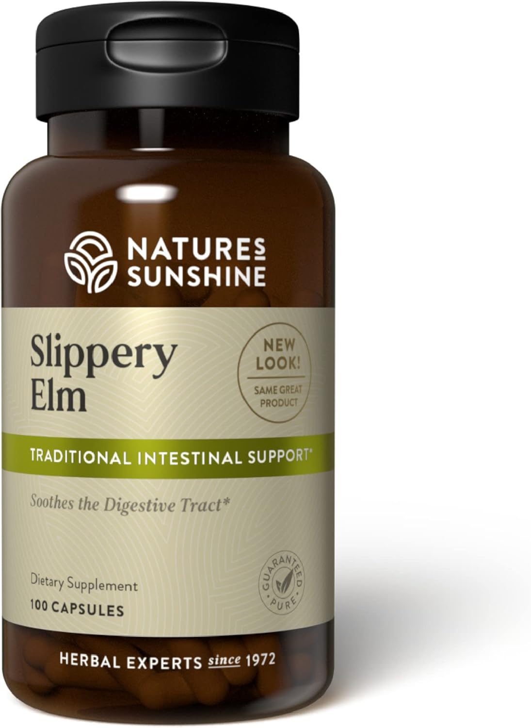 Nature's Sunshine Slippery Elm, 100 capsules