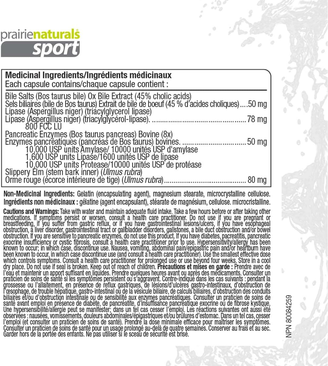 Prairie Naturals KetoEnzyme Fat-Digesting Enzyme Capsule, 60 Count