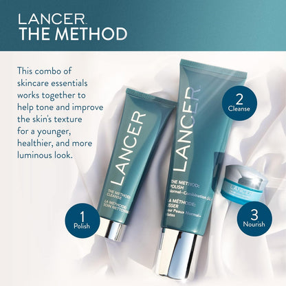 Lancer Skincare The Method 潔面乳（中性至混合性肌膚），120 毫升 4.05 液盎司