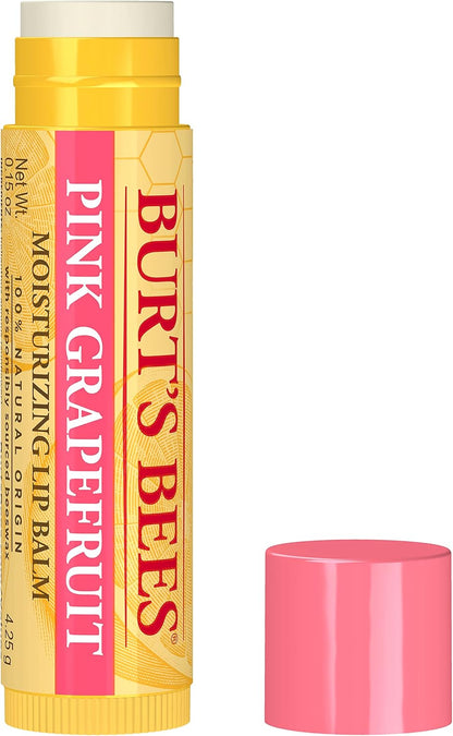 Pink Grapefruit Moisturizing Lip Balm Blister by Burts Bees for Unisex - 0.15 oz Lip Balm