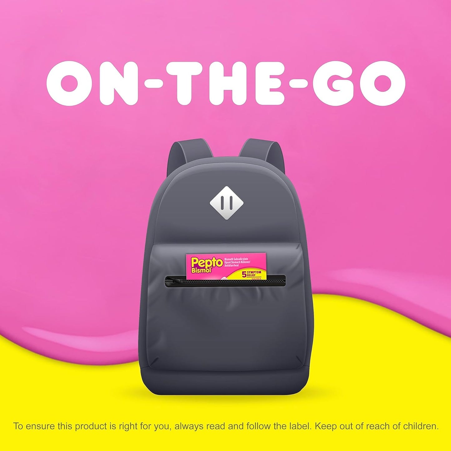 Pepto Bismol 膠囊，緩解胃部不適、腹瀉、胃灼熱、噁心、消化不良、胃部不適，24 粒