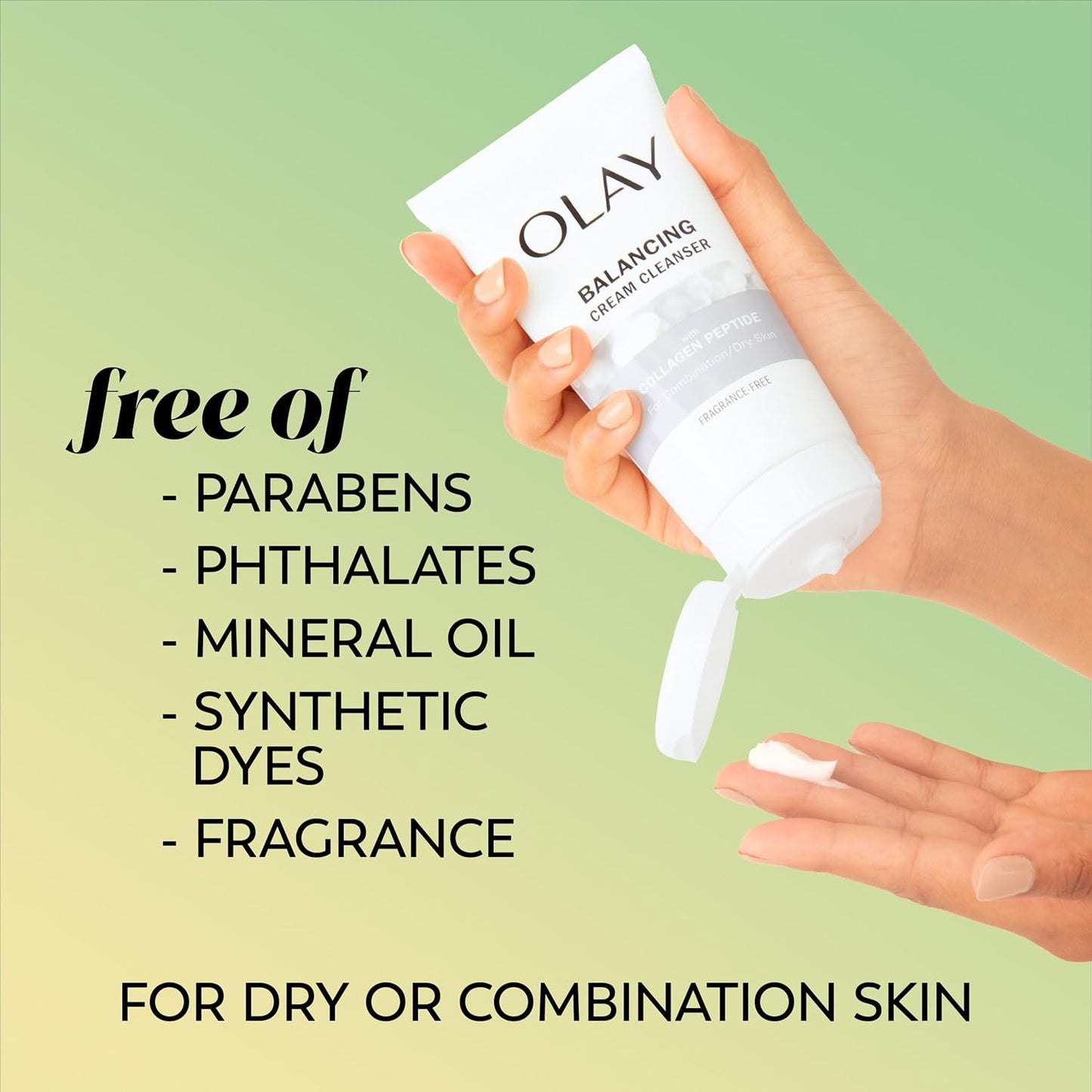 Olay Regenerist Collagen Peptide 24, Face Wash, Fragrance-Free, 150 mL