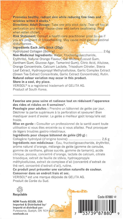 NOW Solutions Collagen Jelly Beauty Complex Sweet Orange 20g x 10 sticks