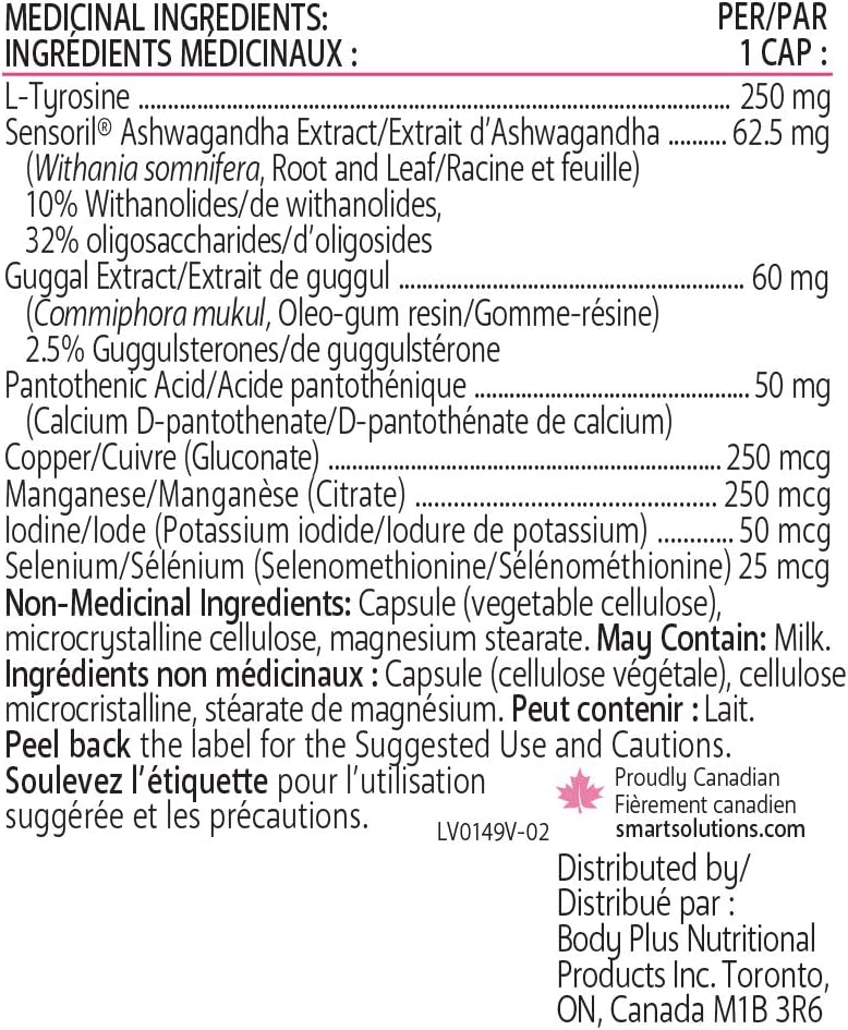 ESTROsmart - Hormone Support Supplement (120 Capsules) + Smart Solutions Thyrosmart (120 Caps)