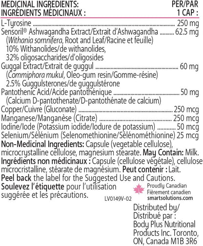 ESTROsmart - Hormone Support Supplement (120 Capsules) + Smart Solutions Thyrosmart (120 Caps)