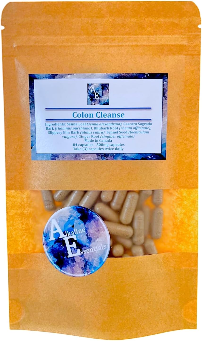 结肠清洁/番泻叶、鼠李皮、大黄根、榆树皮、茴香籽、姜根/碱性必需品