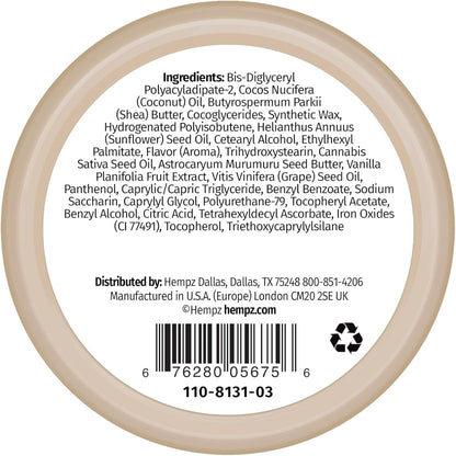 Hempz Hydrating Lip Sleeping Mask - Whipped Vanilla (.70 Oz.) | Overnight Hydrating Lip Balm for Dry Lips, Lip Repair, Chapped Lip Treatment & Nourishment for Women