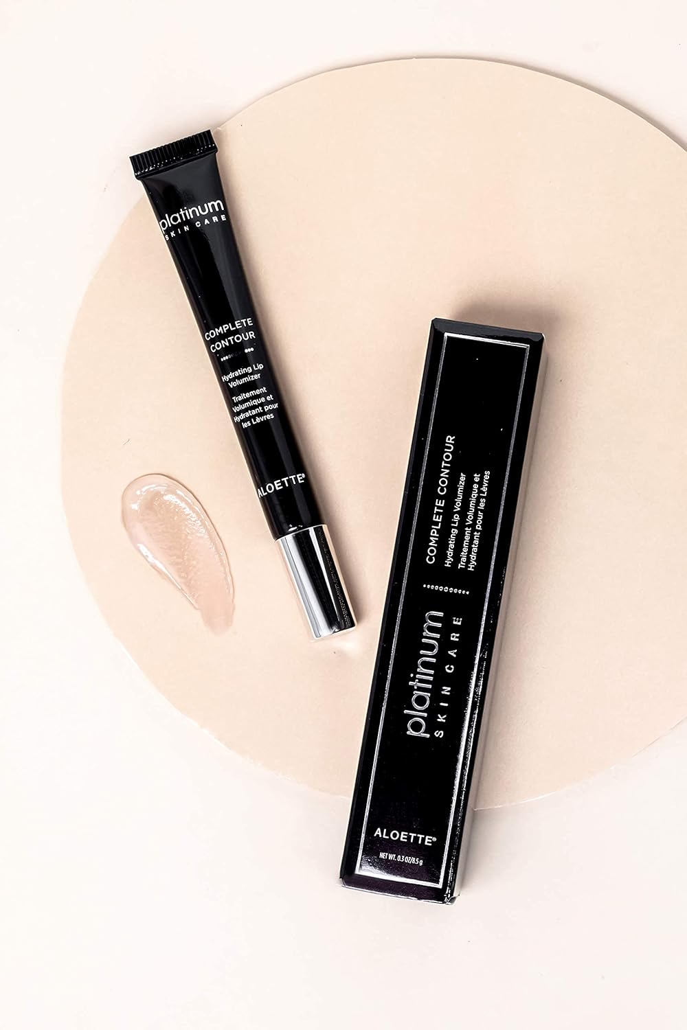 Aloette Complete Contour，保湿丰唇膏，滋润干燥嘴唇，芦荟和可可脂，无动物测试，0.3 盎司