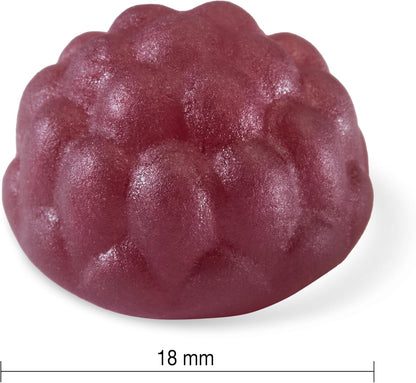 Jamieson 女性益生菌软糖，含蔓越莓和益生元，有助于维持健康的阴道菌群和微生物群，预防尿路感染，并促进消化系统健康。不含人工色素、香精或防腐剂，蔓越莓口味，60 粒装