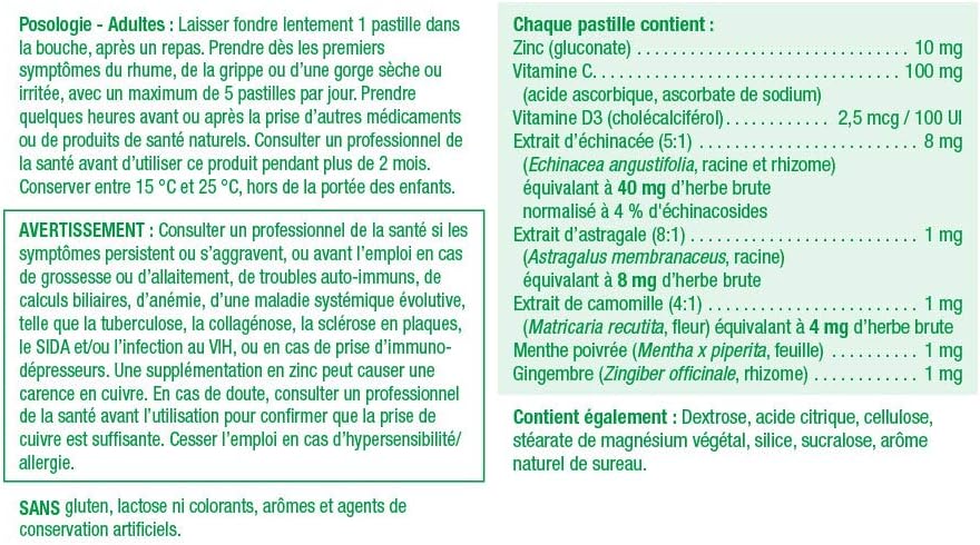 Jamieson 锌润喉糖 接骨木味，60 粒 接骨木味，60 粒