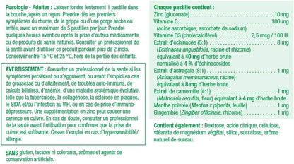 Jamieson 锌润喉糖 接骨木味，60 粒 接骨木味，60 粒