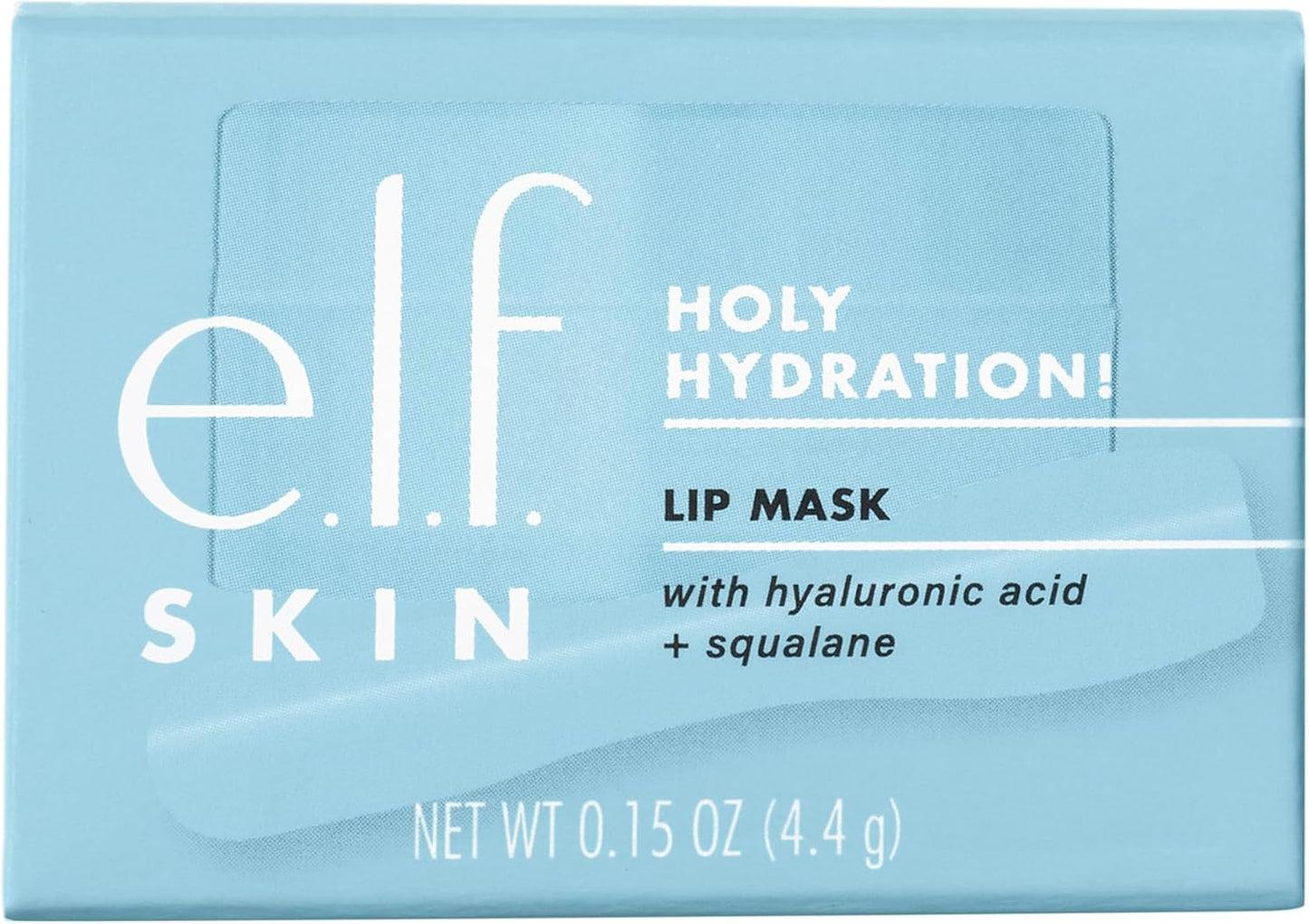 e.l.f. SKIN Holy Hydration! Lip Mask, Hydrating Lip Mask For A Softer & Smoother Pout, Infused With Hyaluronic Acid, Non-Sticky, Vegan & Cruelty-Free