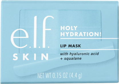 e.l.f. SKIN Holy Hydration! Lip Mask, Hydrating Lip Mask For A Softer & Smoother Pout, Infused With Hyaluronic Acid, Non-Sticky, Vegan & Cruelty-Free