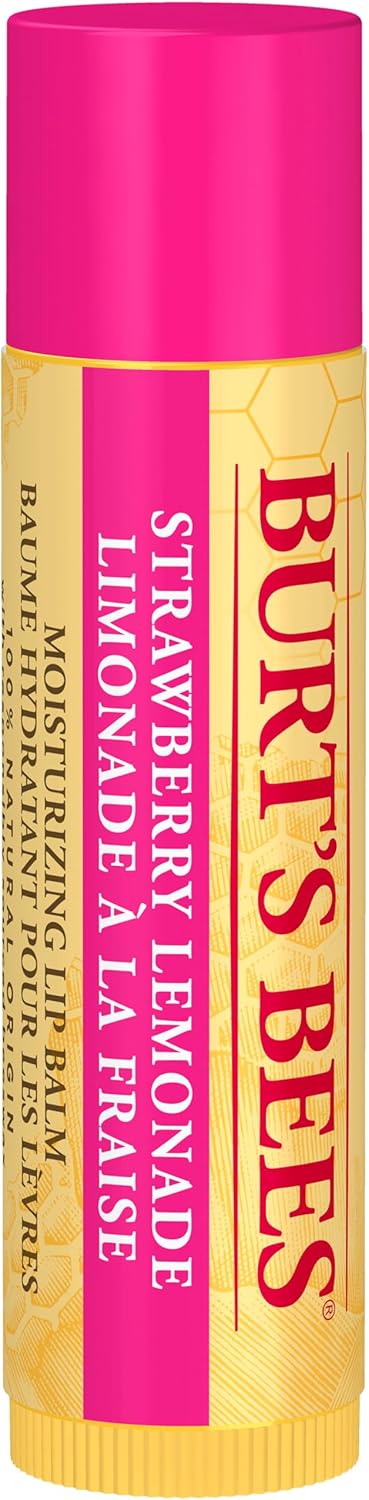 Burt’s Bees® 100% 天然保湿润唇膏，草莓柠檬水润唇膏