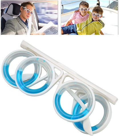 防晕动病眼镜，S，缓解晕车晕机晕船眼镜，超轻便携防恶心眩晕眼镜，晕车眼镜