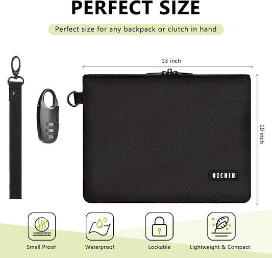 OZCHIN Smell Proof Bag with Combination Lock