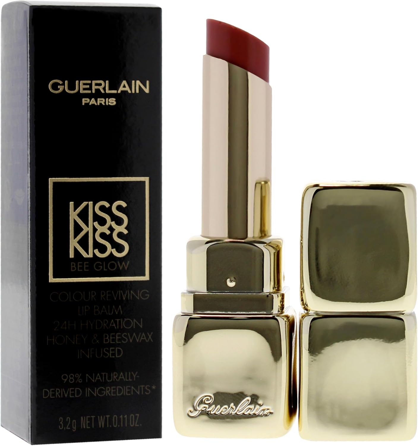 嬌蘭 Kiss Kiss Bee Glow 護唇膏 - 129 花漾唇膏 ​​女士 0.11 盎司