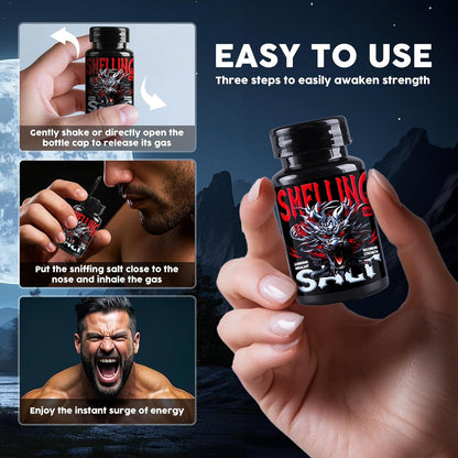 Smelling Salts, Portable Ammonia Smelling Salts for Athletes, Elevated Performance, Improved Concentration, Safe and Gentle